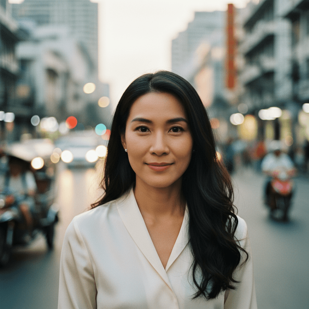Editorial portrait of Mali Tanaka